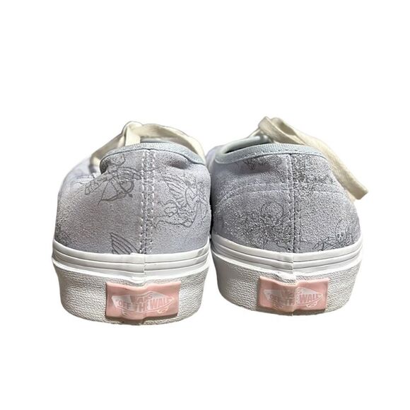 VANS Sneakers Woman’s Size 7 Love You To Death Blue Suede Cupids Skeletons Laces - Picture 3 of 10